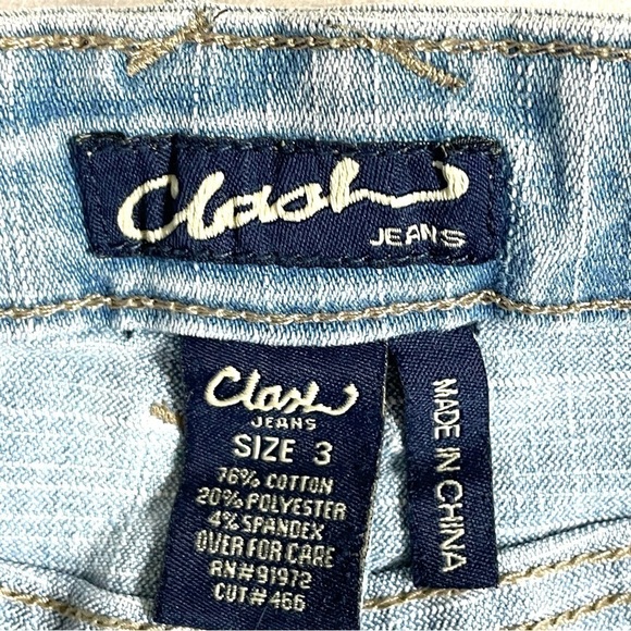 NWT Clash USA Jeans Cropped Capri Size 3 Standard Size 27 - Picture 6 of 6